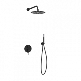 Душевой комплект Sancos Select SC3003MB 1 режим, матовый черный