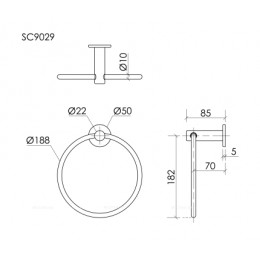 Полотенцедержатель SANCOS Base