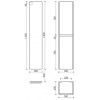 Пенал Sancos Smart PSM35W белый