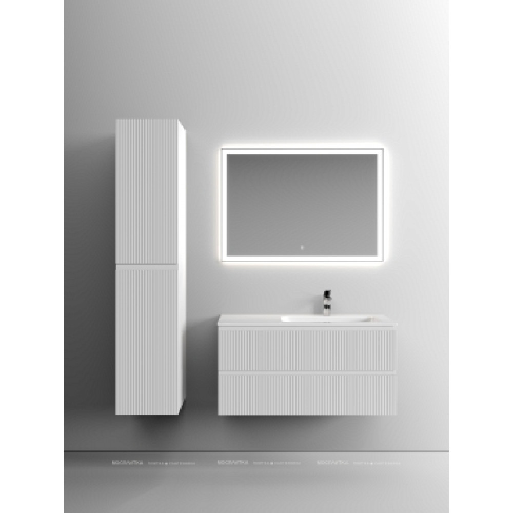 Тумба с раковиной Sancos Snob T 100 см SNT100RW правая, bianco