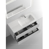 Тумба с раковиной Sancos Snob T 100 см SNT100RW правая, bianco