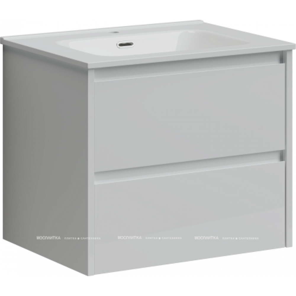 Тумба с раковиной Sancos Libra, 59 см., эмаль белый, LB60W