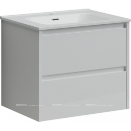 Тумба с раковиной Sancos Libra, 59 см., эмаль белый, LB60W