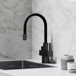 Смеситель для кухонной мойки Sancos Arno SC4005MB матовый черный