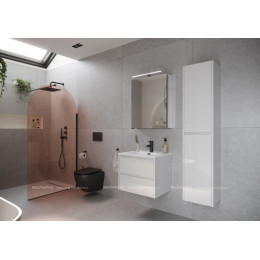 Тумба с раковиной Sancos Libra, 59 см., эмаль белый, LB60W