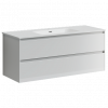 Тумба с раковиной Sancos Cento, 119 см., эмаль белый, CN120-2W
