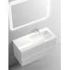 Тумба с раковиной Sancos Snob T 100 см SNT100RW правая, bianco