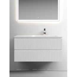 Тумба с раковиной Sancos Snob T 100 см SNT100RW правая, bianco