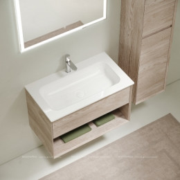 Тумба с раковиной Sancos Marmi 1.0 100 см MR1.0100EG дуб галифакс натуральный