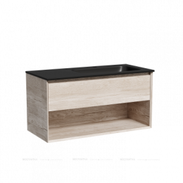 Тумба под раковину Sancos Marmi 1.0 100 см MR1.0100REG дуб галифакс натуральный