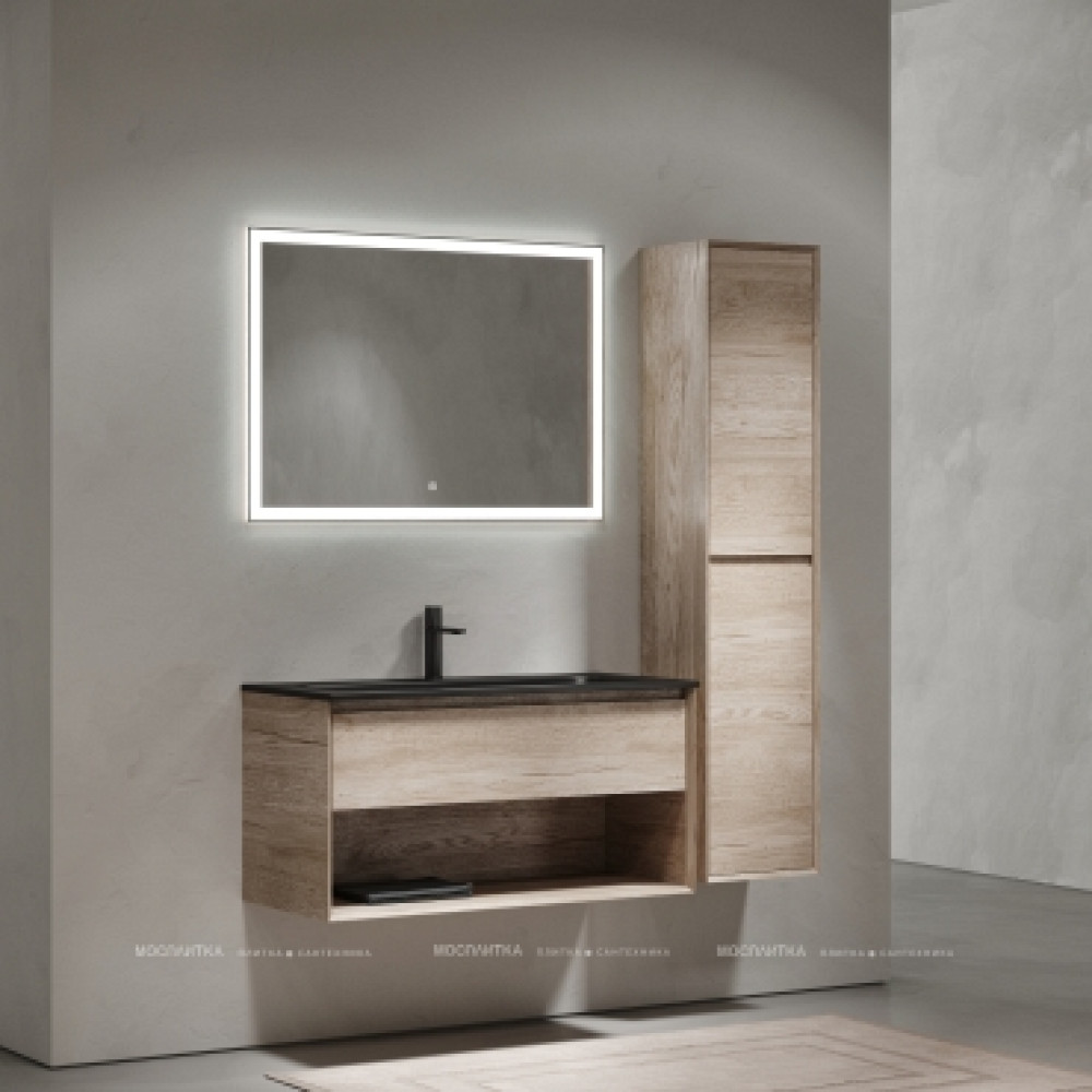 Тумба с раковиной Sancos Marmi 1.0 100 см MR1.0100EG дуб галифакс натуральный