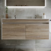 Тумба с раковиной Sancos Smart, 119 см., эмаль белый, SM120-2E