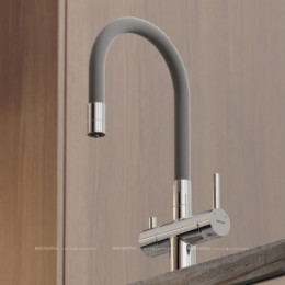 Смеситель для кухонной мойки Sancos Lucia SC4004CH глянцевый хром