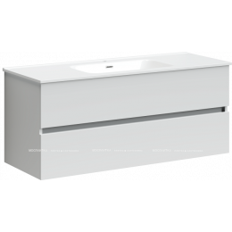 Тумба с раковиной Sancos Urban, 119 см., ламинат белый, UR120-1W