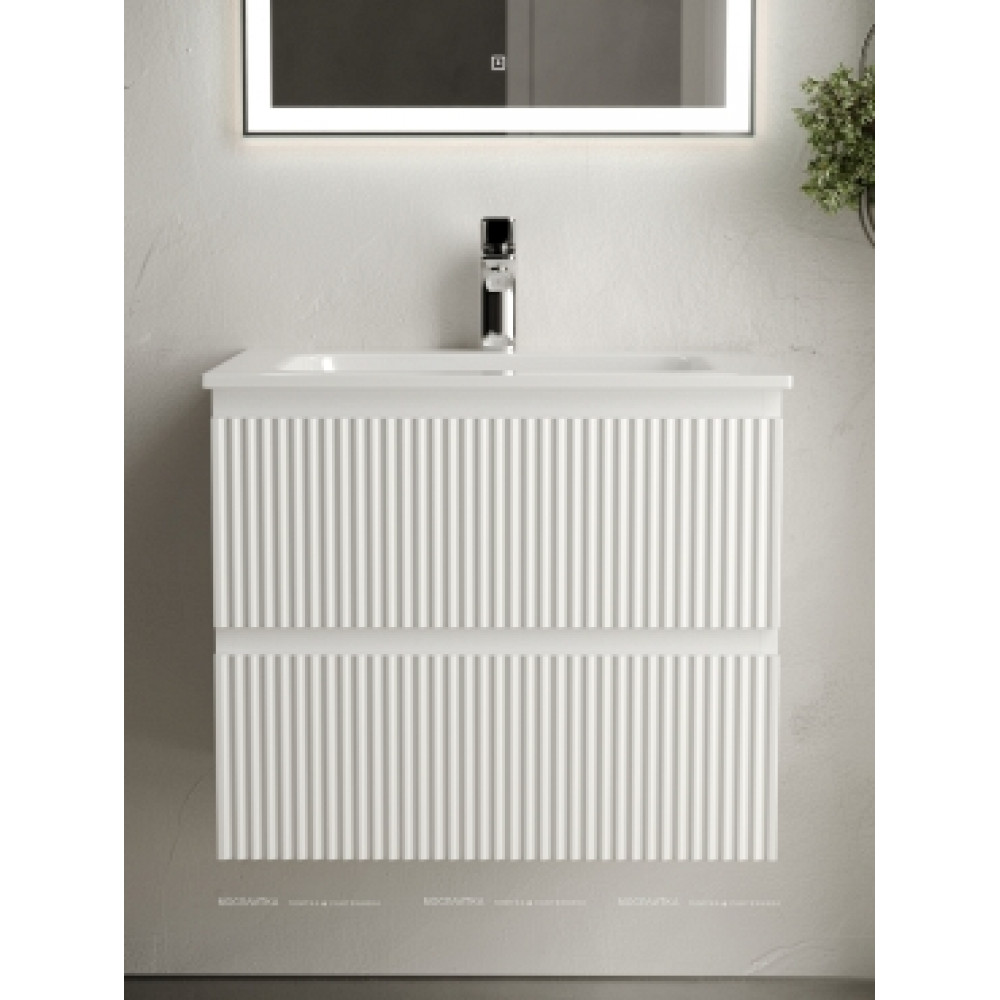 Тумба с раковиной Sancos Snob R 60 см SNR60W bianco