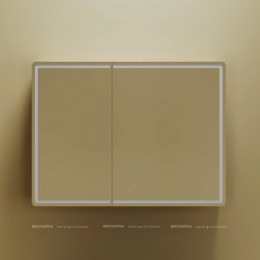 Зеркальный шкаф Sancos Mirror 100 см MI100ECH с подсветкой, дуб чарльстон