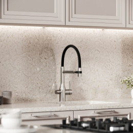 Смеситель для кухонной мойки Sancos Garda SC4009BN брашированный никель