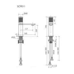 Смеситель для раковины SANCOS Nexus