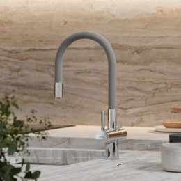 Смеситель для кухонной мойки Sancos Lucia SC4004CH глянцевый хром