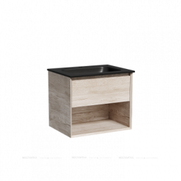 Тумба с раковиной Sancos Marmi 1.0 60 см MR1.060EG дуб галифакс натуральный