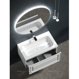 Тумба с раковиной Sancos Very 80 см VR80W bianco