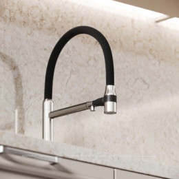 Смеситель для кухонной мойки Sancos Garda SC4009BN брашированный никель