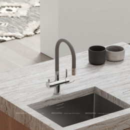 Смеситель для кухонной мойки Sancos Lucia SC4004CH глянцевый хром