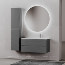 Тумба под раковину Sancos Folk 100 см FL100RGS grey soft