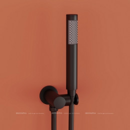 Душевой комплект Sancos Link SC3005MB 1 режим, матовый черный