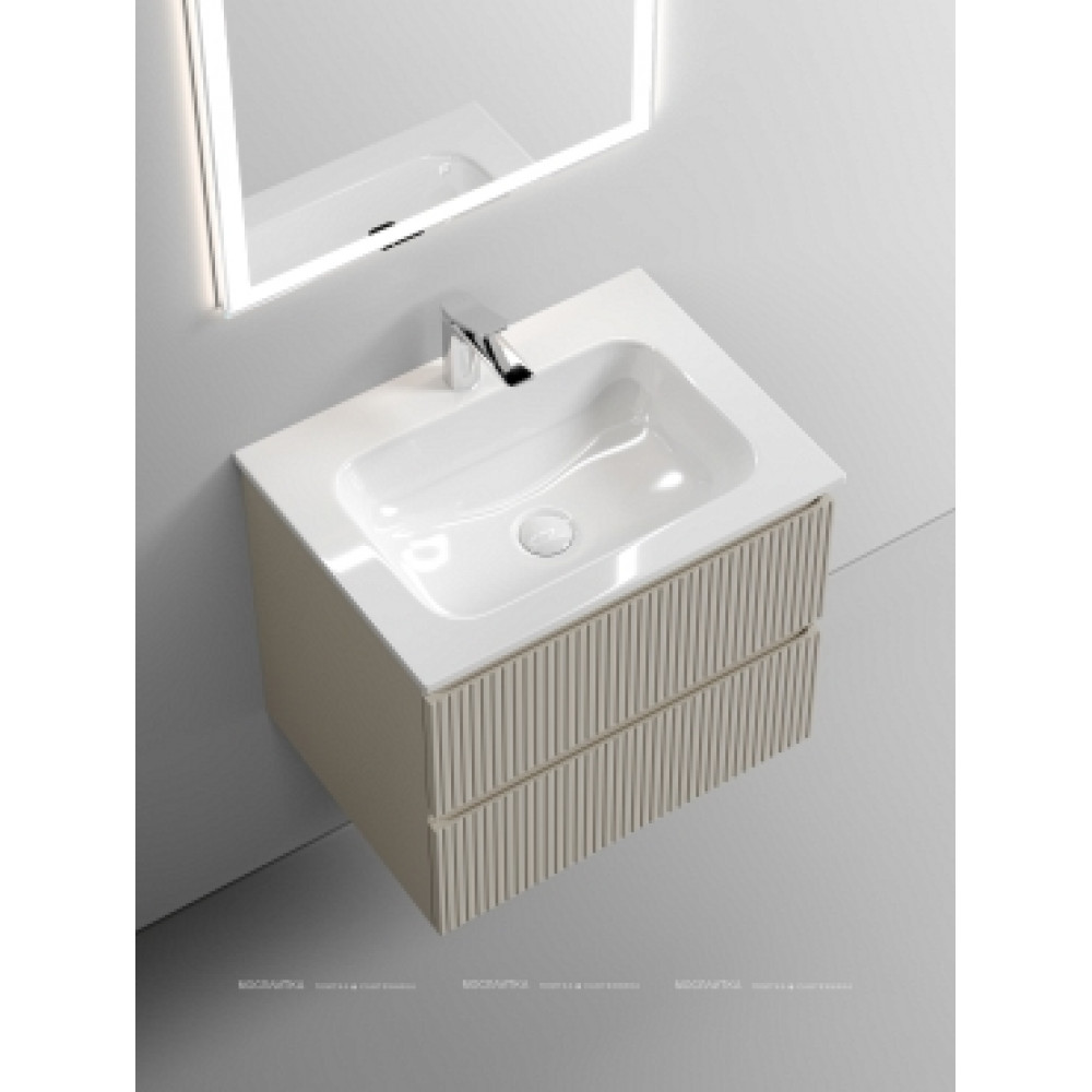 Тумба с раковиной Sancos Snob T 60 см SNT60CE beige soft