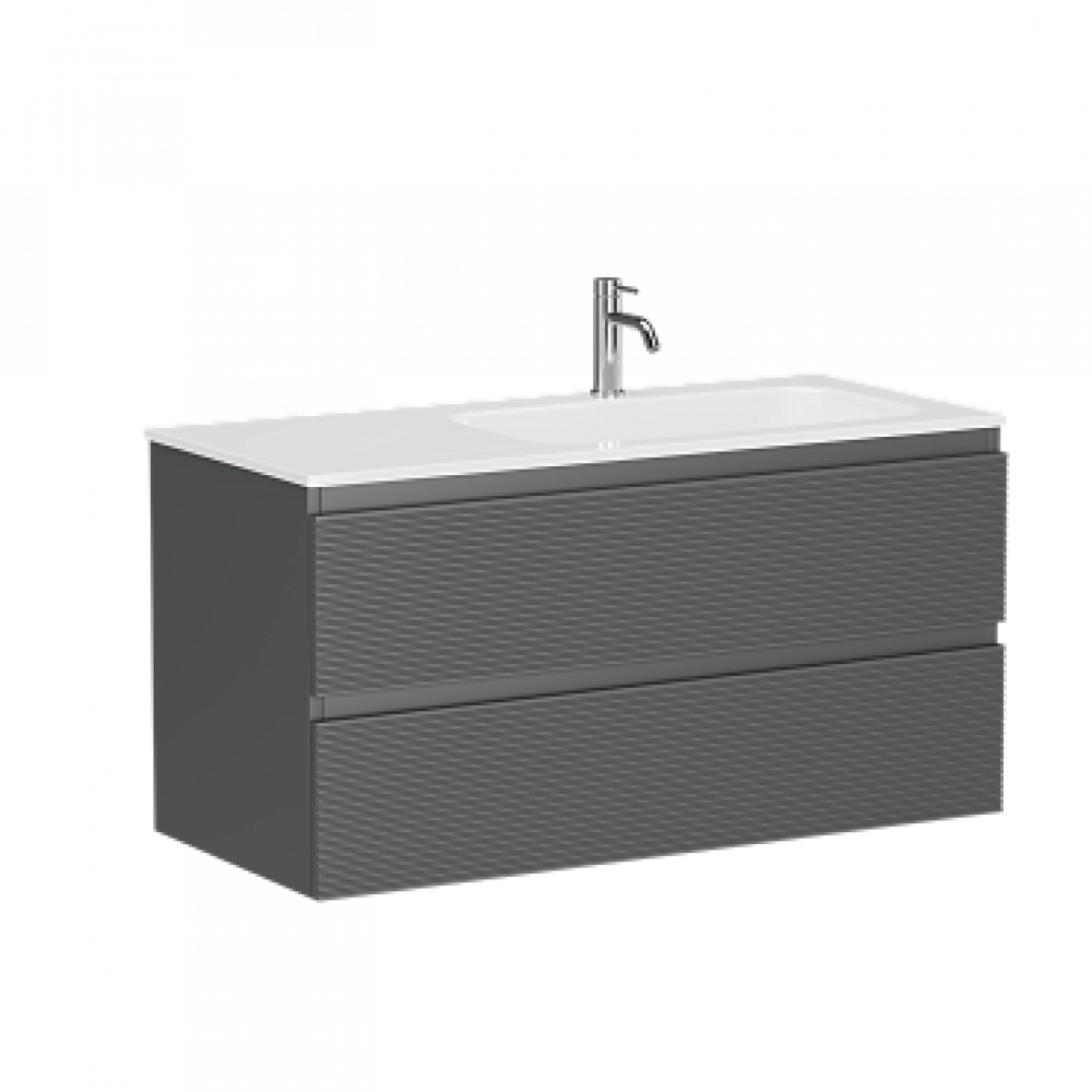 Тумба под раковину Sancos Folk 100 см FL100RGS grey soft
