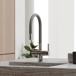 Смеситель для кухонной мойки Sancos Lucia SC4004CH глянцевый хром