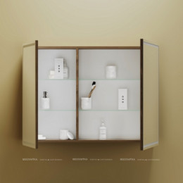 Зеркальный шкаф Sancos Mirror 100 см MI100ECH с подсветкой, дуб чарльстон