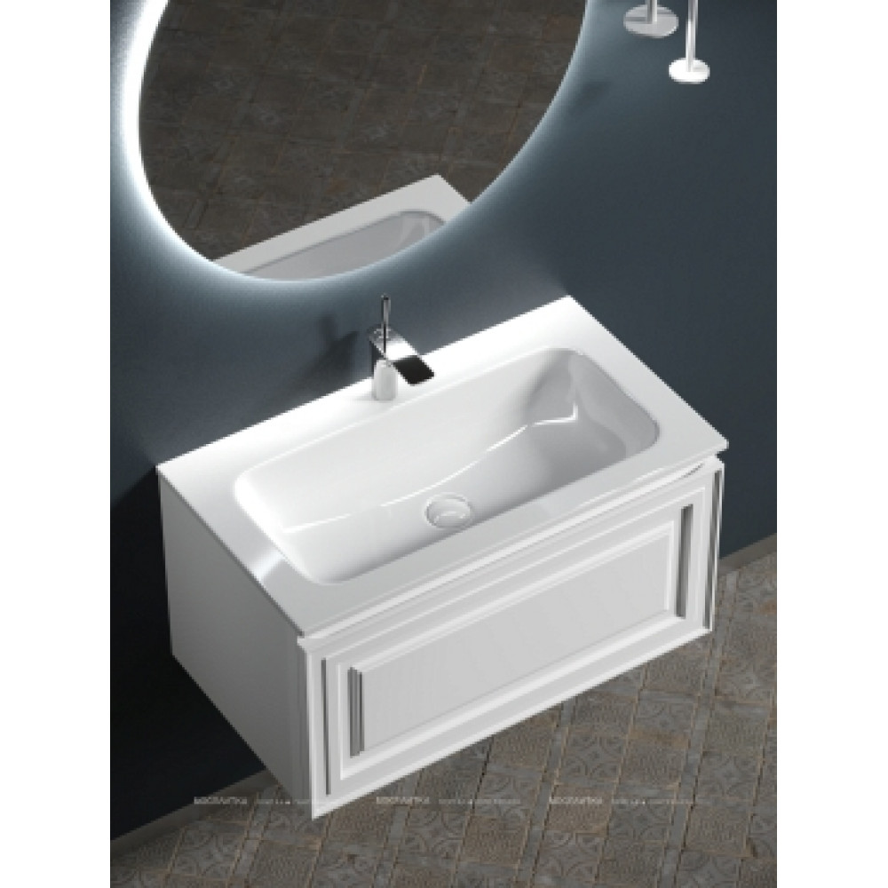 Тумба с раковиной Sancos Very 80 см VR80W bianco