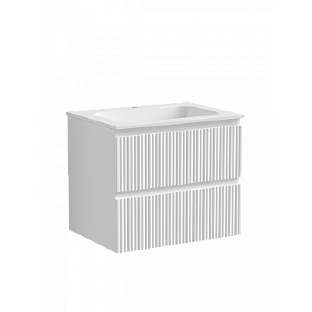 Тумба с раковиной Sancos Snob R 60 см SNR60W bianco