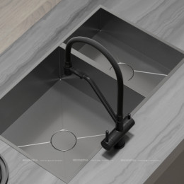 Смеситель для кухонной мойки Sancos Dora SC4003MB матовый черный