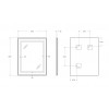 Зеркало BelBagno SPC-KRAFT-SENS
