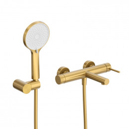 Смеситель для ванны и душа в комплекте с ручным душем, шлангом и держателем  CEZARES RELAX-VD
