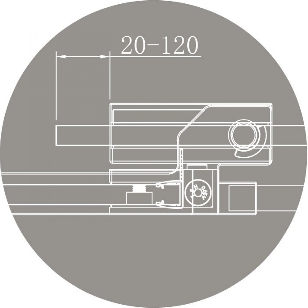 Душевой уголок CEZARES SLIDER R-2