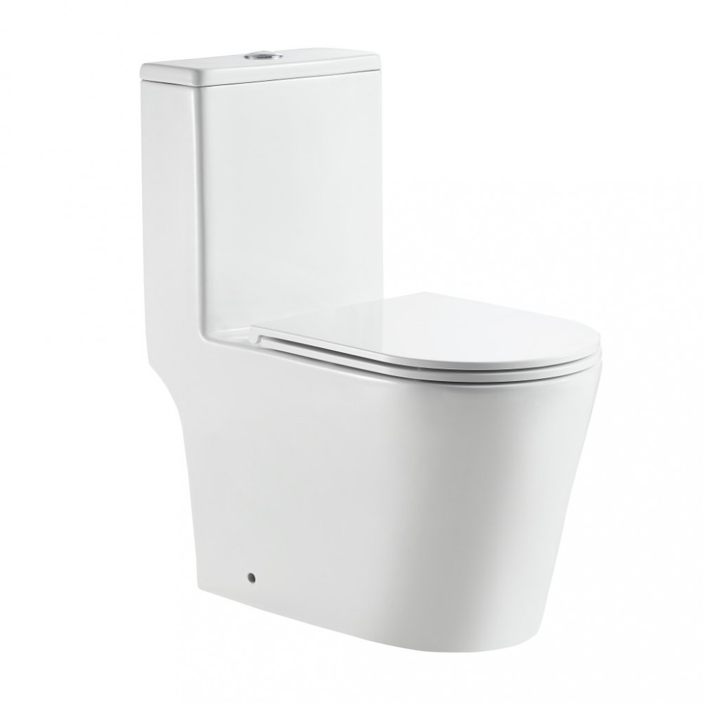 Унитаз-моноблок безободковый с сиденьем Belbagno TRE-TOR