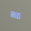 Интерьерное зеркало INTERNI с контурной подсветкой, сенсорным выключателем и подогревом