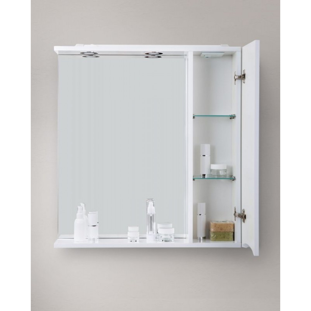 Зеркальный шкаф BELBAGNO MARINO-SPC-700/750-1A-BL-P