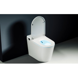 Электронный унитаз-биде ABBER Bequem AC1117S приставной белый