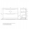 Мебель для ванной комнаты напольная  BELBAGNO MARINO-1200