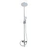 Душевая стойка со смесителем и изливом BelBagno AURORA-VSCM-CRM