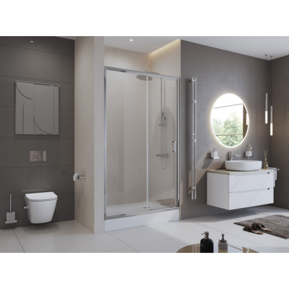 Душевая дверь в нишу BELBAGNO UNO-195-BF-1