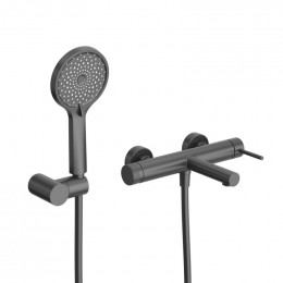 Смеситель для ванны и душа в комплекте с ручным душем, шлангом и держателем  CEZARES RELAX-VD