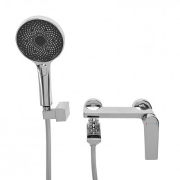 Смеситель для ванны и душа в комплекте с ручным душем, шлангом и держателем  CEZARES COMFORT-VD-01