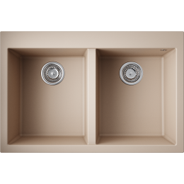 Кухонная мойка Omoikiri Bosen 80-2-SA Tetogranit/бежевый
