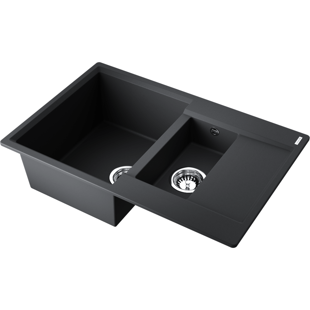 Кухонная мойка Omoikiri Daisen 78-2T-BL Tetogranit/черный